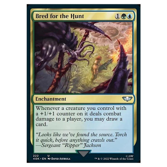 Magic The Gathering - Universes Beyond - Warhammer 40k - Bred for the Hunt - 222/168
