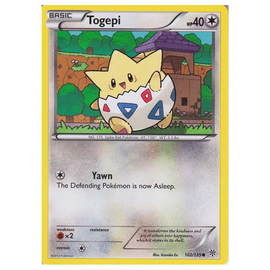 Pokemon - Black & White - Plasma Storm - Togepi - 102/135