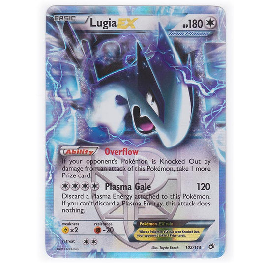 Pokemon - Black & White - Legendary Treasures - Lugia-EX - 102/113