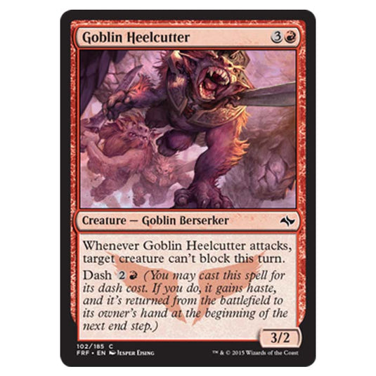 Magic the Gathering - Fate Reforged - Goblin Heelcutter - 102/185