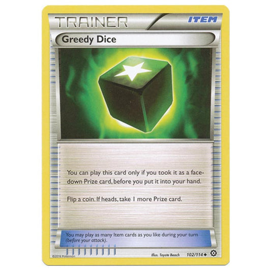 Pokemon - XY - Steam Siege - Greedy Dice - 102/114