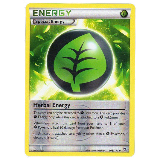 Pokemon - XY Furious Fists - (Reverse Holo) - Herbal Energy - 103/111
