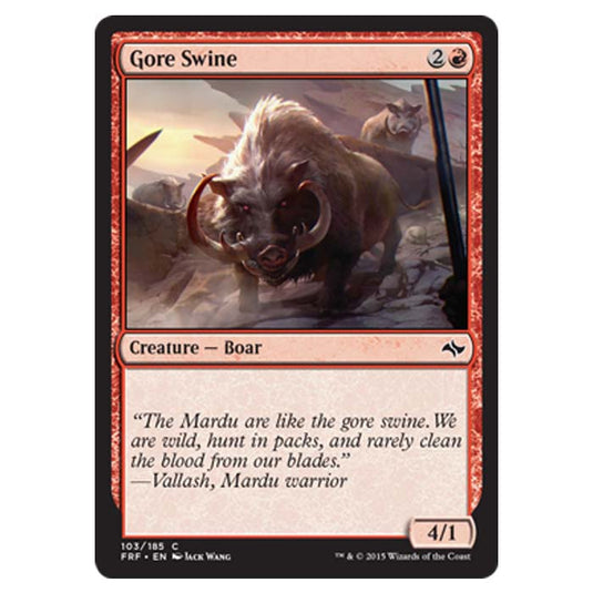 Magic the Gathering - Fate Reforged - Gore Swine - 103/185