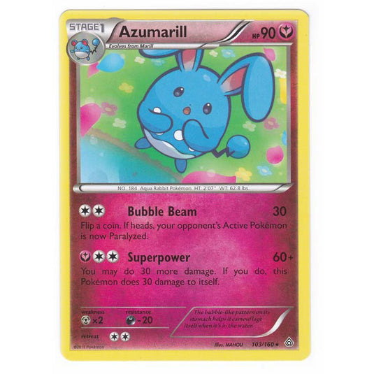 Pokemon - XY Primal Clash - Azumarill - 103/160