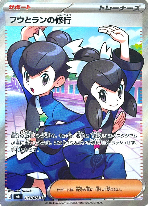 Pokémon Storm Emeralda Tate & Liza's Training card 103/076