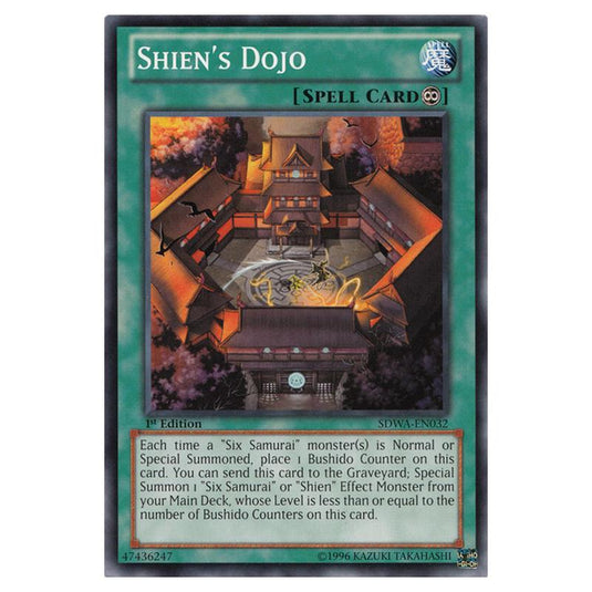 Yu-Gi-Oh! - Samurai Warlords Structure Deck - Shien's Dojo (Common) SDWA-EN032