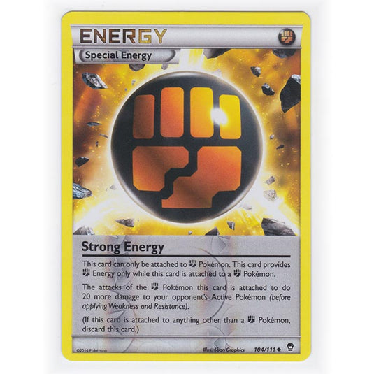 Pokemon - XY Furious Fists - (Reverse Holo) - Strong Energy - 104/111