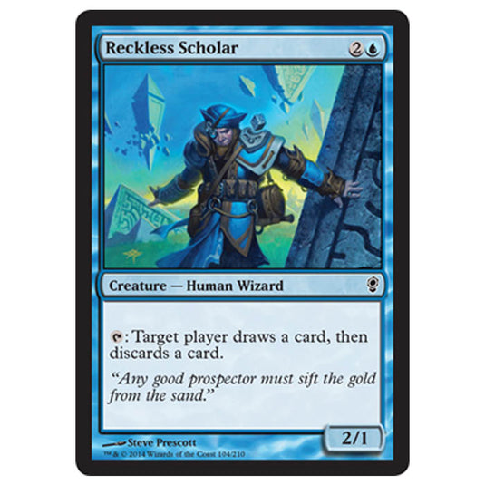 Magic the Gathering - Conspiracy - Reckless Scholar - 104/210