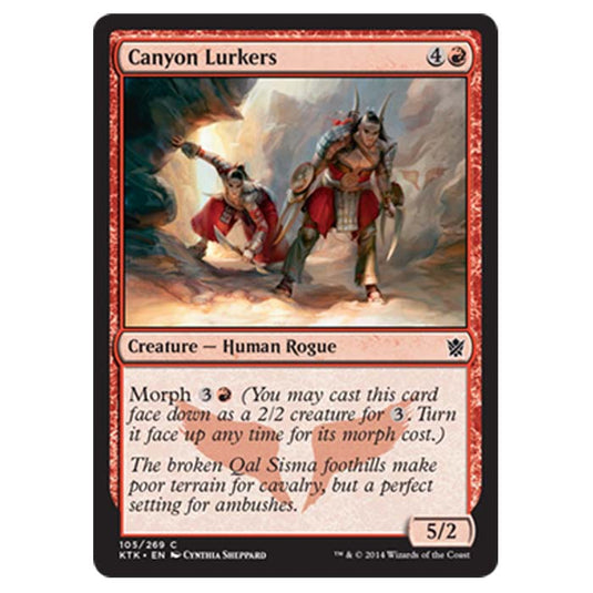 Magic the Gathering - Khans Of Tarkir - Canyon Lurkers - 105/269