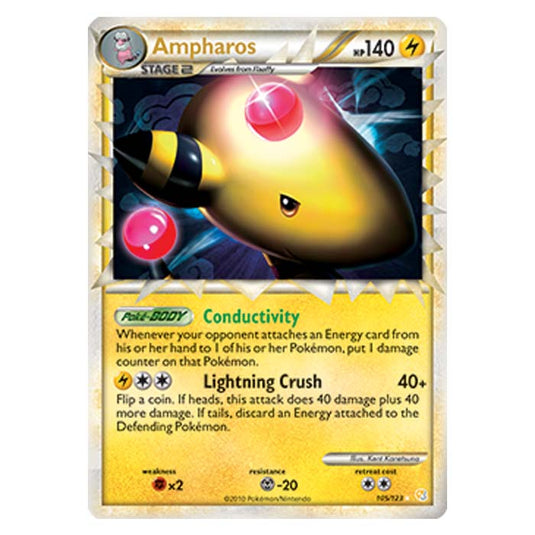 Pokemon - HGSS - Ampharos - 105/123