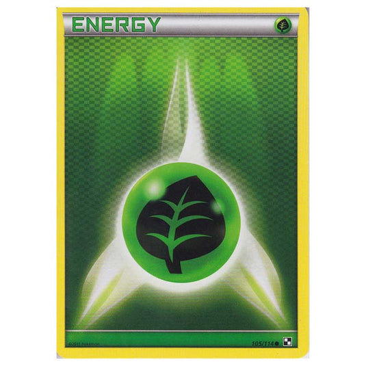 Pokemon - Black & White - Grass Energy 105/114