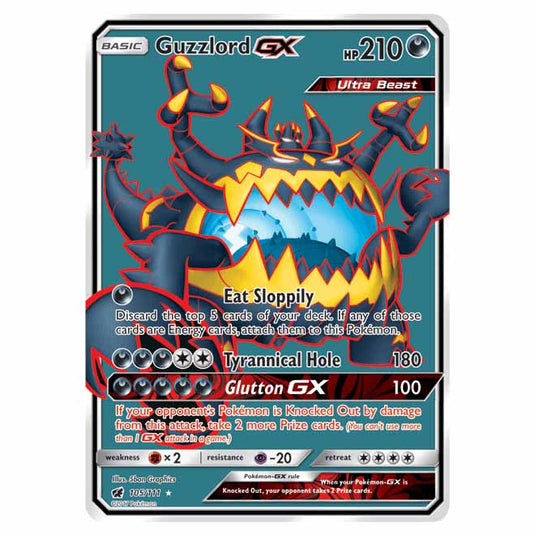 Pokemon - Sun & Moon - Crimson Invasion - Guzzlord-GX (Full-Art) - 105/111