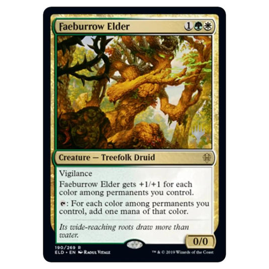 Magic The Gathering - Throne of Eldraine Promos - Faeburrow Elder - 190/269