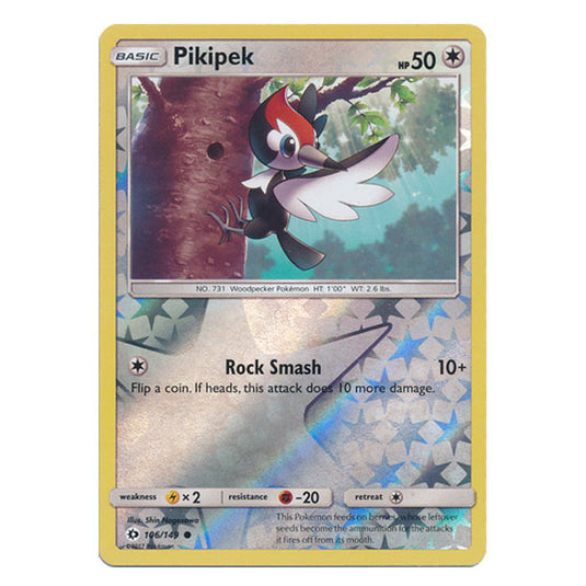 Pokemon - Sun & Moon - Base Set - (Reverse Holo) - Pikipek - 106/149