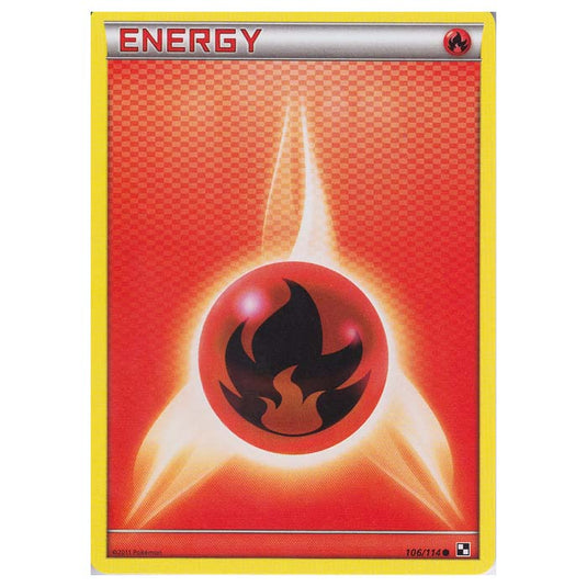 Pokemon - Black & White - Fire Energy 106/114