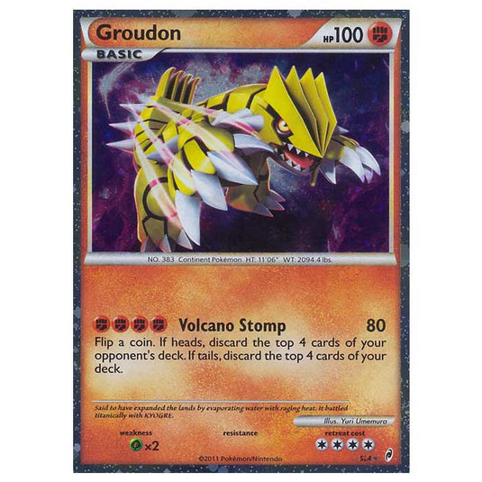 Pokemon - Call of Legends - Groudon (SL4)