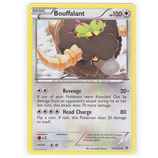 Pokemon - Black & White - Legendary Treasures - Bouffalant - 107/113