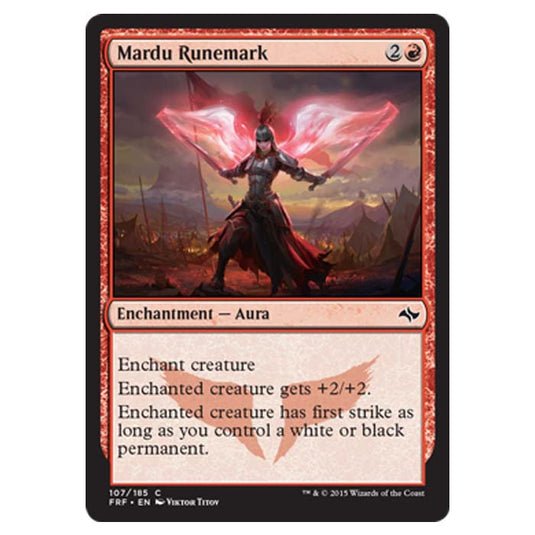 Magic the Gathering - Fate Reforged - Mardu Runemark - 107/185