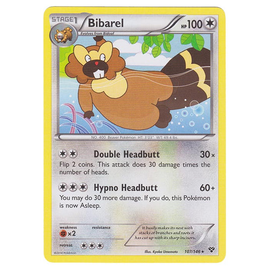 Pokemon - XY Base Set - Bibarel - 107/146