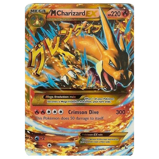 Pokemon - XY - Flashfire - Mega-Charizard-EX (Secret Rare) - 107/106