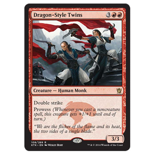 Magic the Gathering - Khans Of Tarkir - Dragon-Style Twins - 108/269