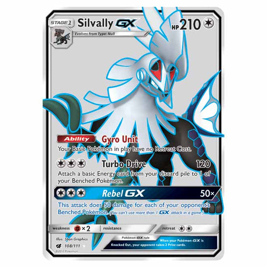 Pokemon - Sun & Moon - Crimson Invasion - Silvally-GX (Full-Art) - 108/111