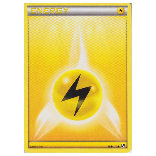 Pokemon - Black & White - Lightning Energy 108/114