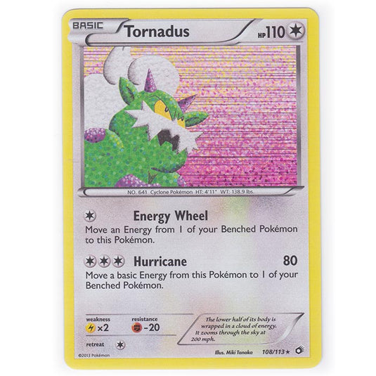 Pokemon - Black & White - Legendary Treasures - Tornadus - 108/113