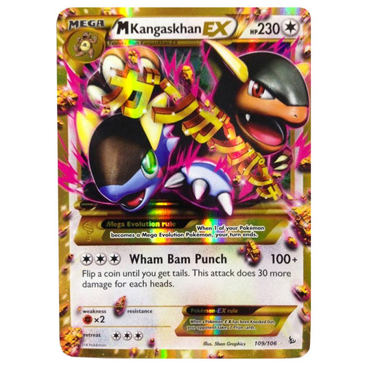 Pokemon - XY - Flashfire - Mega-Kangaskhan-EX (Secret Rare) - 109/106