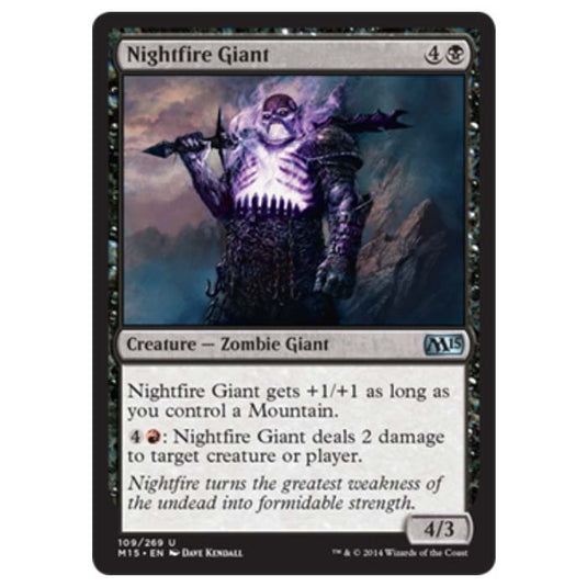 Magic the Gathering - M15 Core Set - Nightfire Giant - 109/269