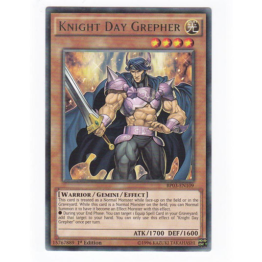 Yu-Gi-Oh! - Battle Pack 3 - Knight Day Grepher - 109/237