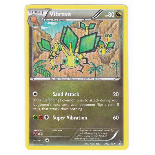 Pokemon - XY Primal Clash - Vibrava - 109/160