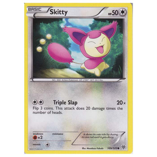 Pokemon - Black & White - Plasma Storm - Skitty - 109/135