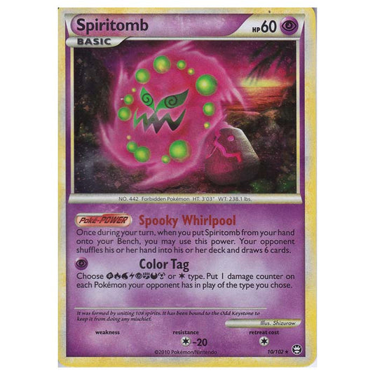 Pokemon - HGSS - Triumphant - Spiritomb 10/102