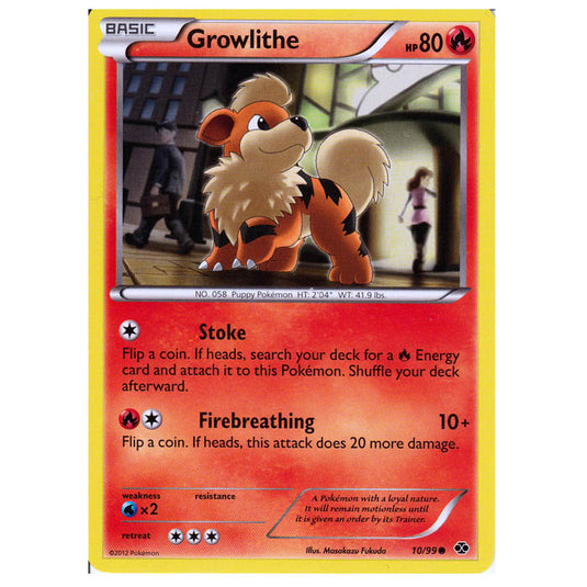 Pokemon - Black & White - Next Destinies - Growlithe 10/99