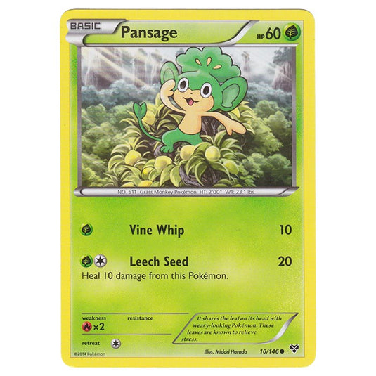 Pokemon - XY Base Set - Pansage - 10/146