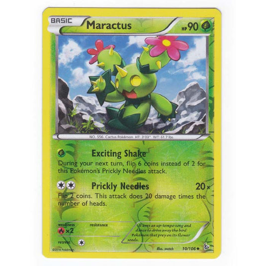 Pokemon - XY - Flashfire - (Reverse Holo) Maractus - 10/106