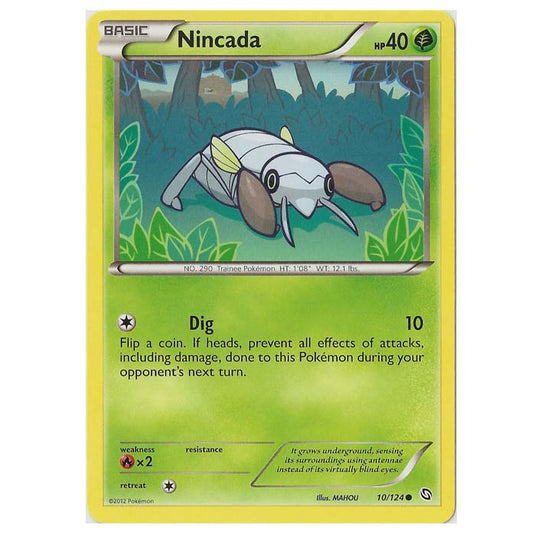 Pokemon - Black & White - Dragons Exalted - Nincada - 10/124