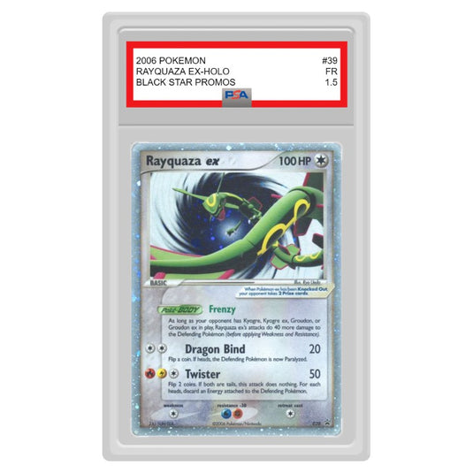 Pokemon - NP - Nintendo Black Star Promos - Rayquaza ex - 39 (Graded C Pokemon - NP - Nintendo Black Star Promos - Rayquaza ex - 39 (Graded C