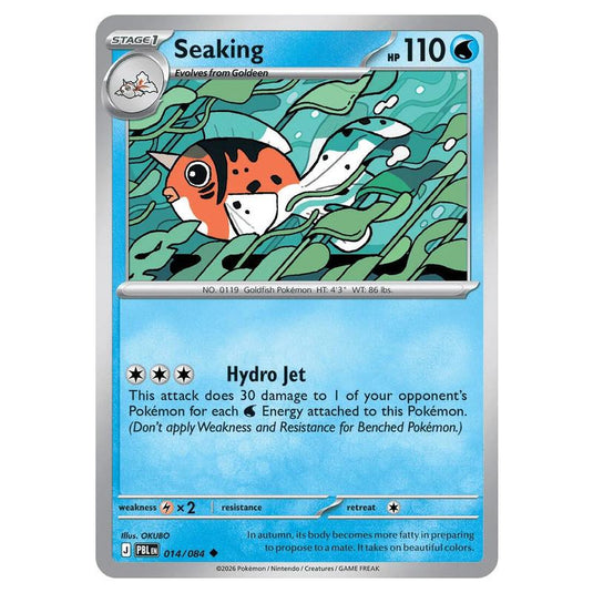 Pokemon - Mega Evolution - Pitch Black - Seaking - 014/084