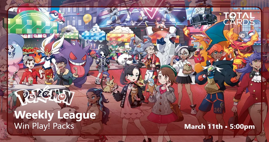 Pokémon - Kids League - Wednesday 5pm (11/03/26)