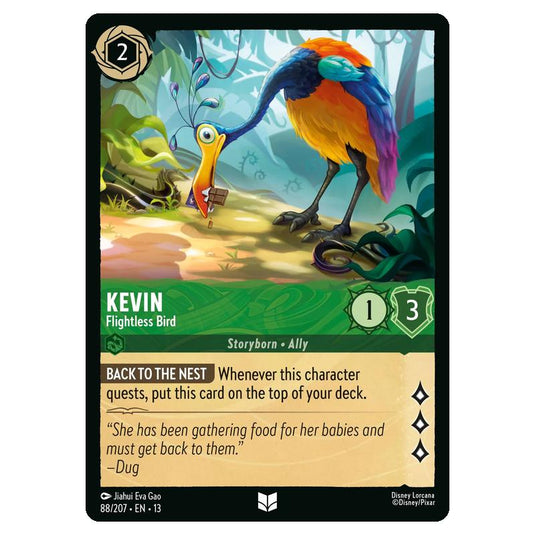 Lorcana - Attack of the Vine - Kevin - Flightless Bird (Uncommon) - 88/207