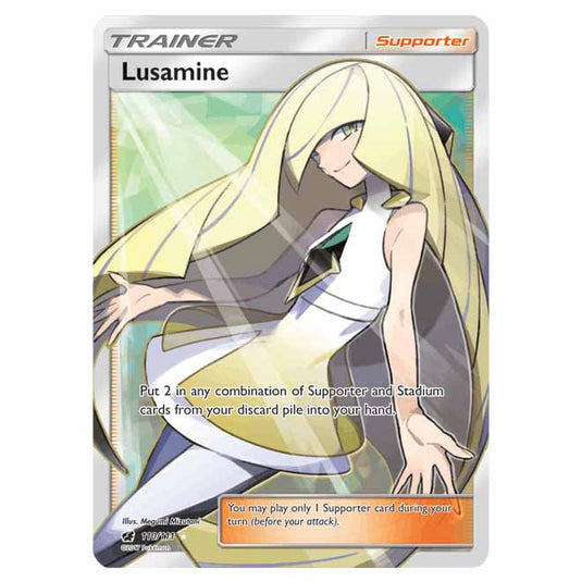 Pokemon - Sun & Moon - Crimson Invasion - Lusamine (Full-Art) - 110/111