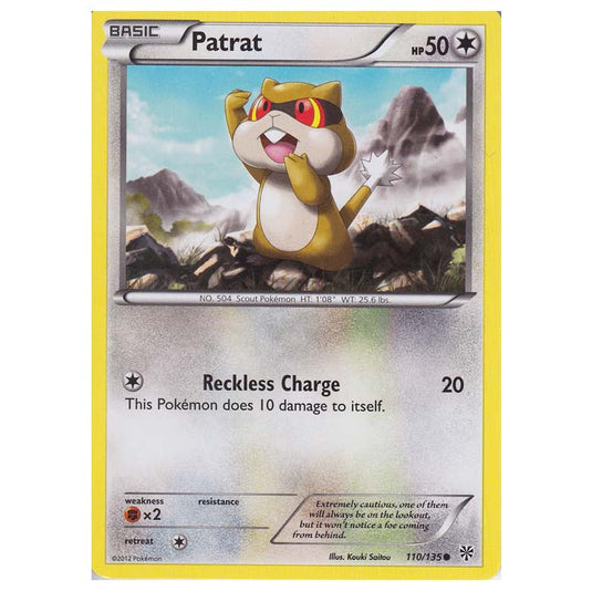 Pokemon - Black & White - Plasma Storm - Patrat - 110/135