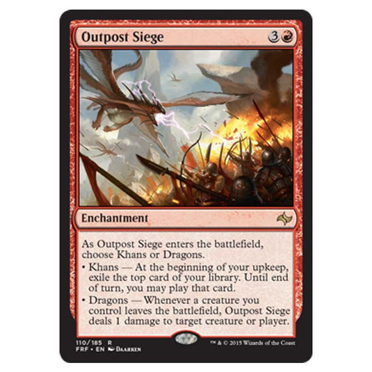 Magic the Gathering - Fate Reforged - Outpost Siege - 110/185