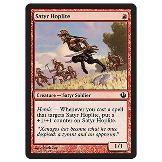 Magic the Gathering - Journey into Nyx - Satyr Hoplite - 110/165