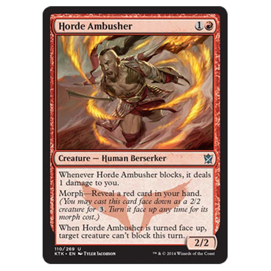 Magic the Gathering - Khans Of Tarkir - Horde Ambusher - 110/269