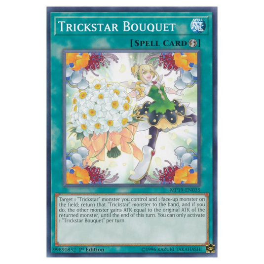 Yu-Gi-Oh! - 2019 Gold Sarcophagus Tin Mega Pack - Trickstar Bouquet (Common) MP19-EN035