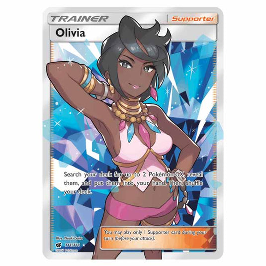 Pokemon - Sun & Moon - Crimson Invasion - Olivia (Full-Art) - 111/111