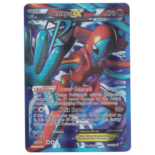 Pokemon - Black & White - Plasma Freeze - Deoxys-EX - 111/116